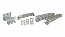 rollers and brackets